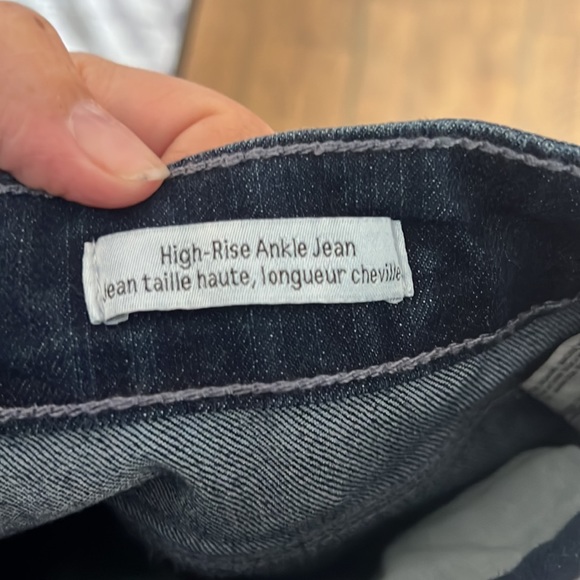 New Jessica Simpson High Rise Ankle Jean | Dark Denim - Picture 7 of 12